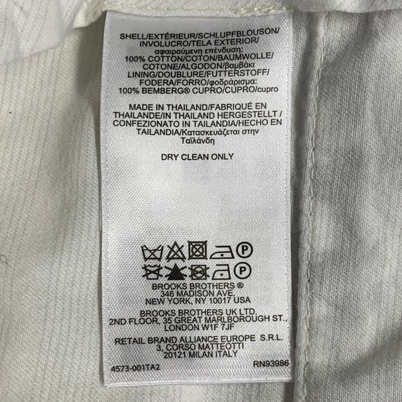 BLACK FLEECE Size M Grey White Checkered Cotton Button Fly Shorts - Picture 4 of 7